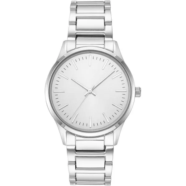 Amazon Essentials Unisex Bracelet WatchSilver