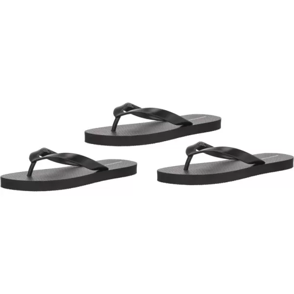 Amazon Essentials Unisex Kids Flip Flops Pack of 3Black