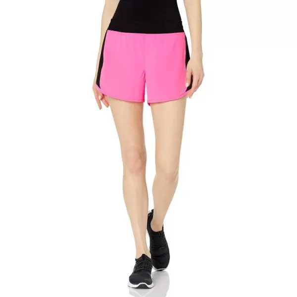 Amazon Essentials Womens 4 Stretch Woven Running ShortBright Pink