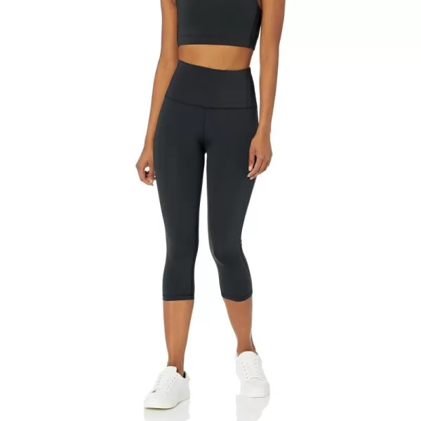 Amazon Essentials Womens Active Sculpt High Rise Capri Legging Available in Plus SizeBlack