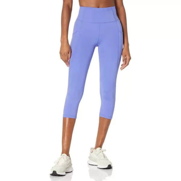 Amazon Essentials Womens Active Sculpt High Rise Capri Legging with Pockets Available in Plus SizePurple