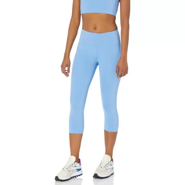 Amazon Essentials Womens Active Sculpt Mid Rise Capri LeggingFrench Blue