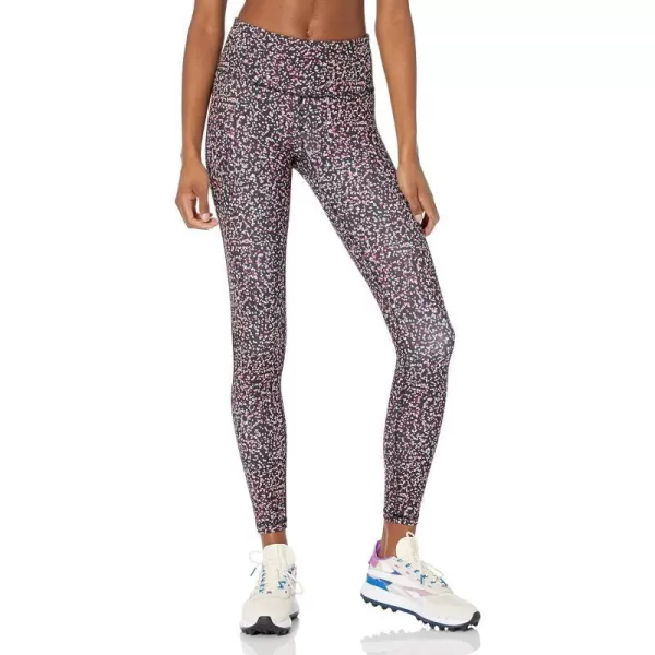 Amazon Essentials Womens Active Sculpt Mid Rise Full Length Legging Available in Plus SizeBlack Confetti Print