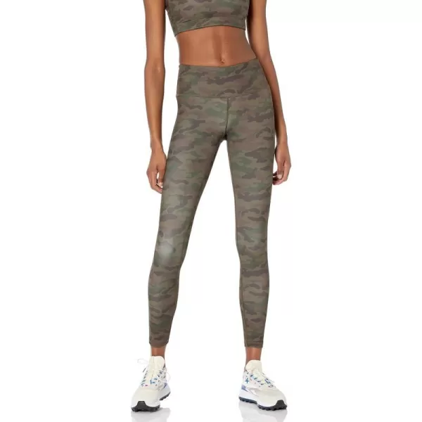 Amazon Essentials Womens Active Sculpt Mid Rise Full Length Legging Available in Plus SizeOlive Camo