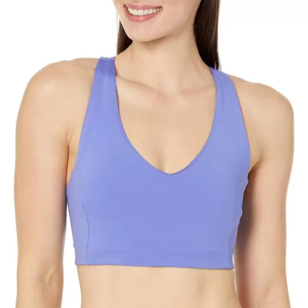 Amazon Essentials Womens Active Sculpt VNeck Sports Bra Available in Plus SizePurple