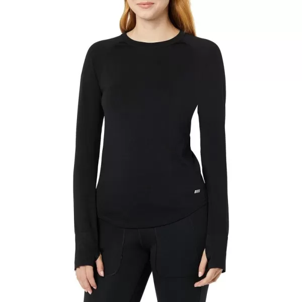 Amazon Essentials Womens Active Seamless LongSleeve TShirtBlack