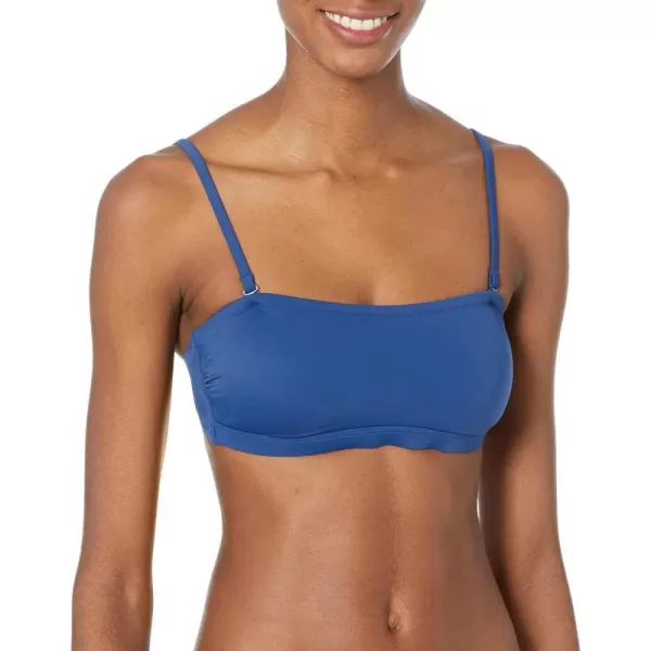 Amazon Essentials Womens Bandeau Swim Top Available in Plus SizeDeep Blue