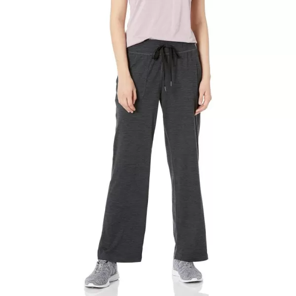 Amazon Essentials Womens Brushed Tech Stretch PantBlack Space Dye