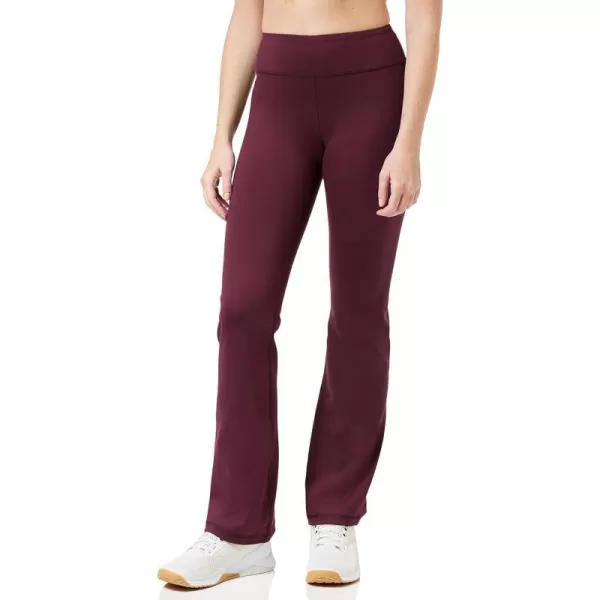 Amazon Essentials Womens Build Your Own LeggingsBootcut Medium Waist Dark Burgundy