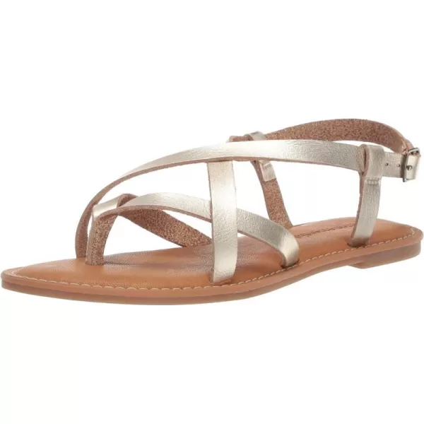 Amazon Essentials Womens Casual Strappy SandalGold