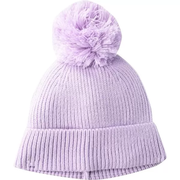 Amazon Essentials Womens Chunky Beanie with Yarn PomLilac