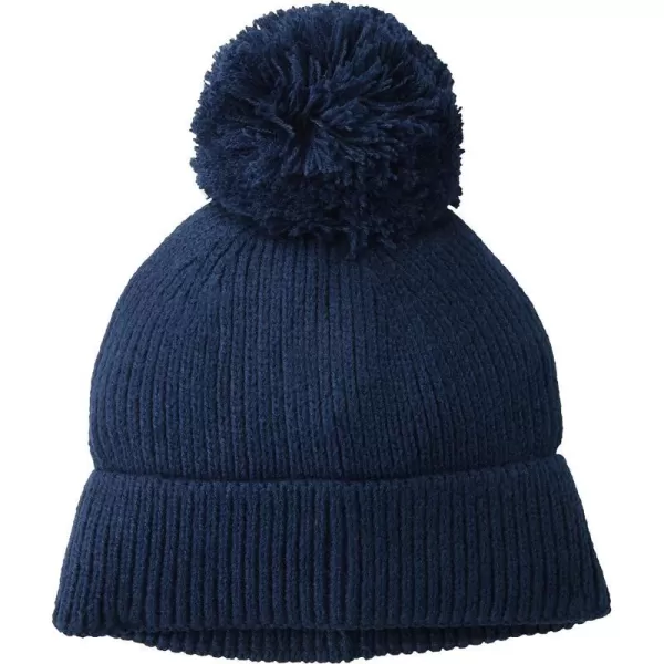 Amazon Essentials Womens Chunky Beanie with Yarn PomNavy