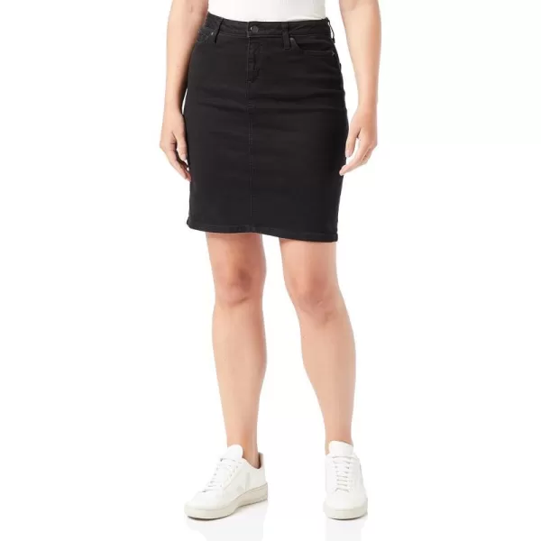 Amazon Essentials Womens Classic 5Pocket Denim Skirt Available in Plus SizeBlack Wash