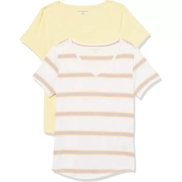 Light Yellow/White Stripe