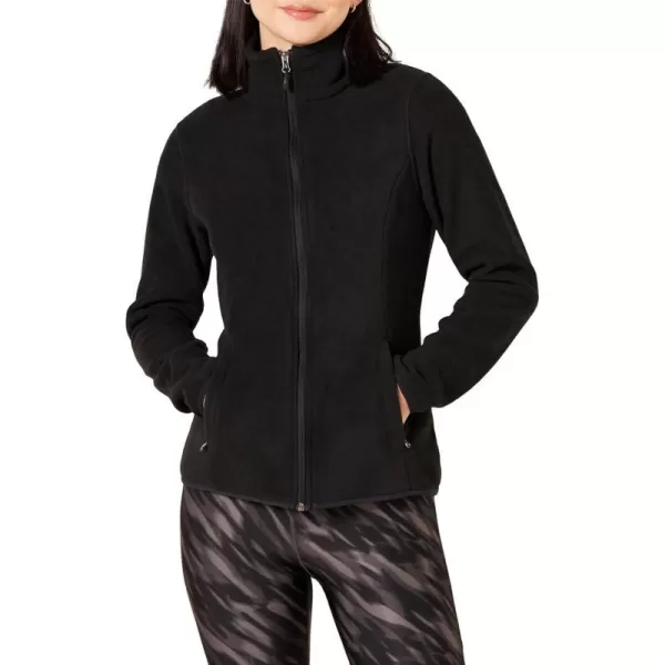 Amazon Essentials Womens ClassicFit FullZip Polar Soft Fleece Jacket Available in Plus SizePolyester Black