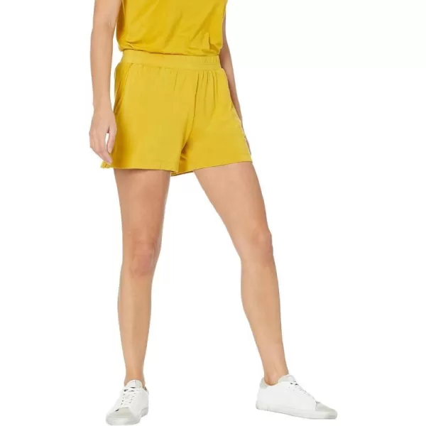 Amazon Essentials Womens ClassicFit Knit PullOn ShortDark Yellow