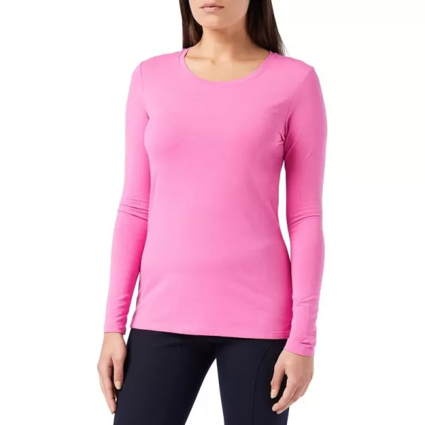 Amazon Essentials Womens ClassicFit LongSleeve Crewneck TShirt Available in Plus SizePink