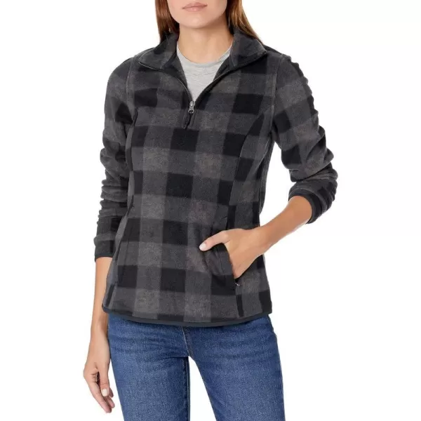 Polyester Charcoal Buffalo Plaid