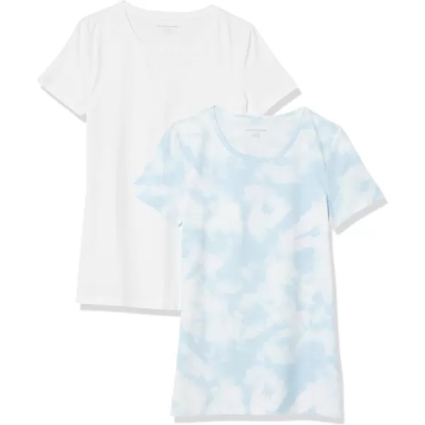 2 Blue Tie Dye/White