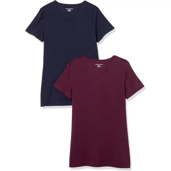 2 Burgundy/Navy