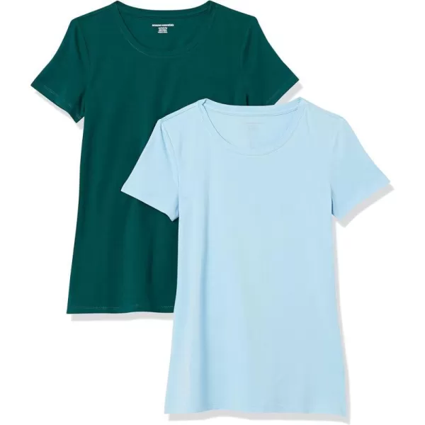 2 Dark Green/Powder Blue