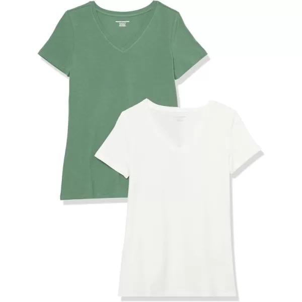 2 Sage Green/White