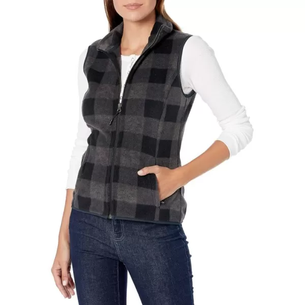 Polyester Charcoal Buffalo Plaid