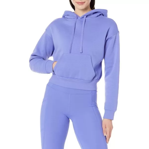 Amazon Essentials Womens Crop Hoodie Sweatshirt Available in Plus SizePurple Blue