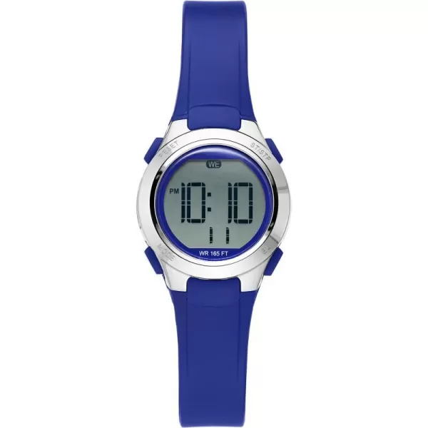 Amazon Essentials Womens Digital Chronograph Resin Strap WatchBlue