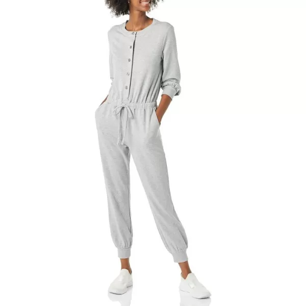 Amazon Essentials Womens Fashion Studio Terry JumpsuitGrey Heather