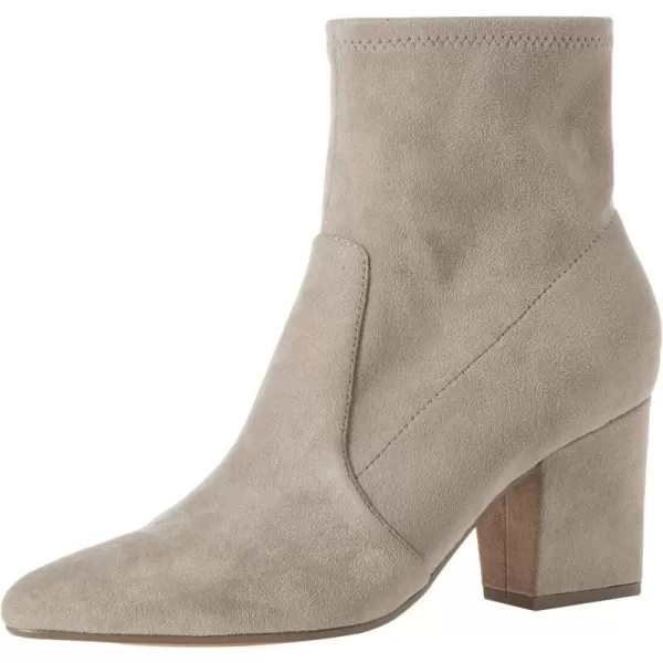 Amazon Essentials Womens Fitted Stretch Heel BootDove Grey Microsuede