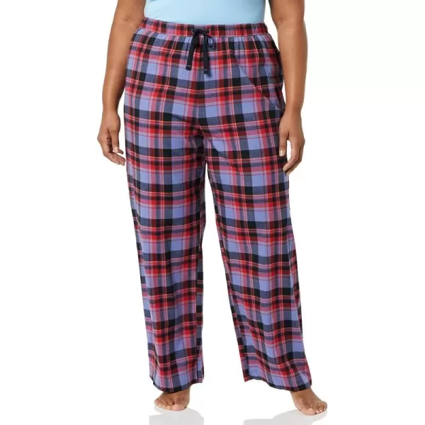 Amazon Essentials Womens Flannel Sleep Pant Available in Plus SizeBlue Mixed Tartan