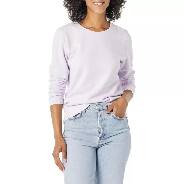 Amazon Essentials Womens Fleece Crewneck Sweatshirt Available in Plus SizeLilac