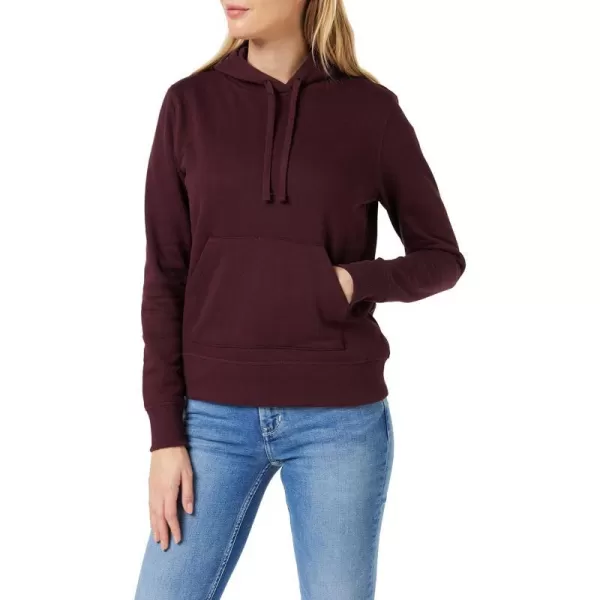 Amazon Essentials Womens Fleece Pullover HoodieBurgundy