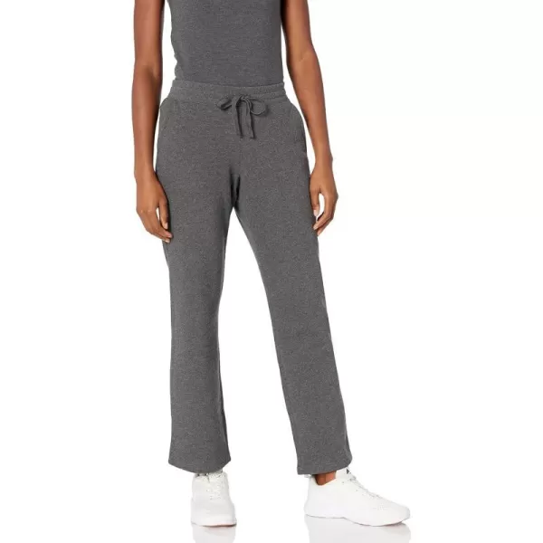 Amazon Essentials Womens Fleece Straight Leg Sweatpant Available in Plus SizeCharcoal Heather