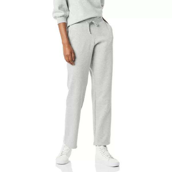 Amazon Essentials Womens Fleece Straight Leg Sweatpant Available in Plus SizeGrey Heather