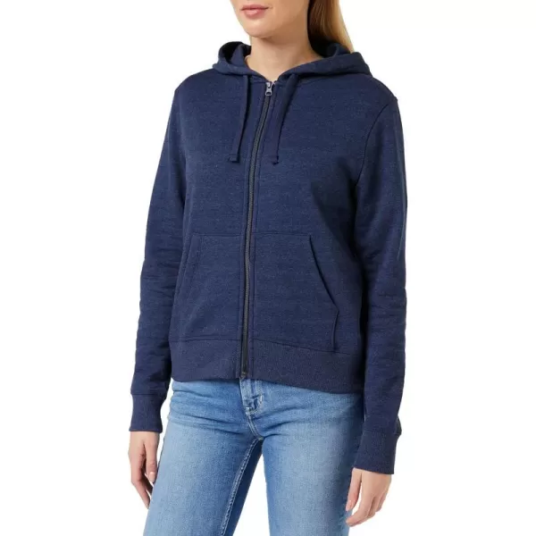 Amazon Essentials Womens French Terry Fleece FullZip Hoodie Available in Plus SizeNavy Heather