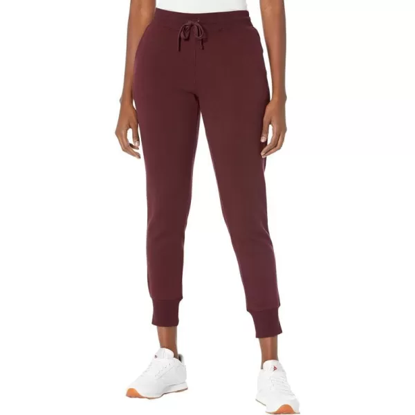 Amazon Essentials Womens French Terry Fleece Jogger Sweatpant Available in Plus SizeBurgundy