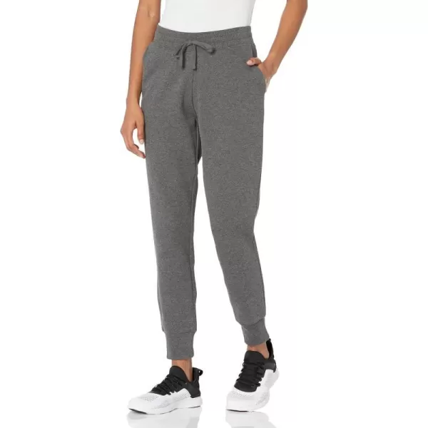 Amazon Essentials Womens French Terry Fleece Jogger Sweatpant Available in Plus SizeCharcoal Heather