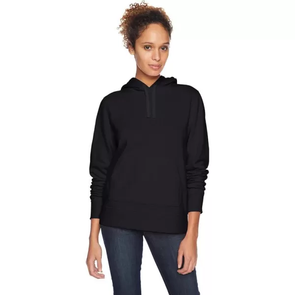 Amazon Essentials Womens French Terry Fleece Pullover Hoodie Available in Plus SizeBlack