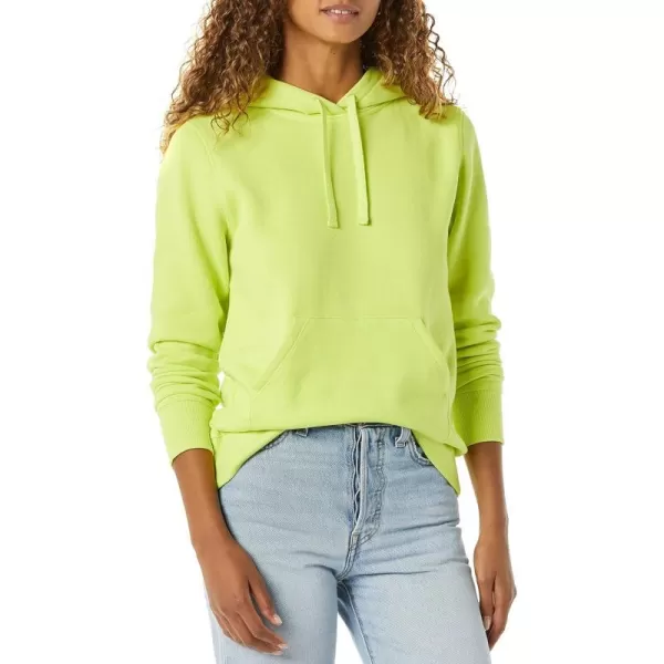 Amazon Essentials Womens French Terry Fleece Pullover Hoodie Available in Plus SizeLime Green