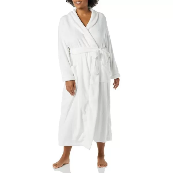 Amazon Essentials Womens FullLength Plush Robe Available in Plus SizeWhite