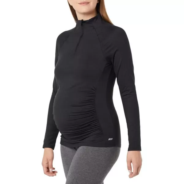 Amazon Essentials Womens Half Zip Maternity Sports JacketBlack