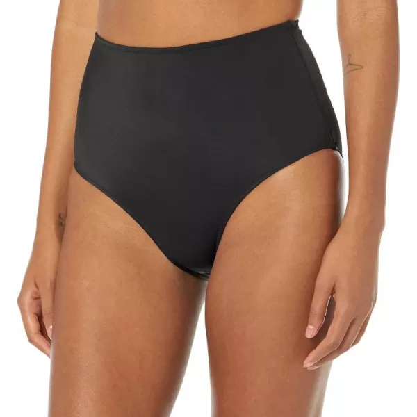 Amazon Essentials Womens High Waist Swim Bottom Available in Plus SizeWashed Black