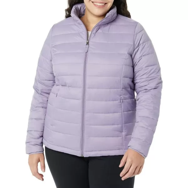 Amazon Essentials Womens Lightweight LongSleeve WaterResistant Puffer Jacket Available in Plus SizeGrape