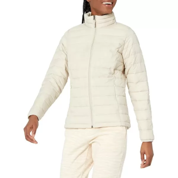 Amazon Essentials Womens Lightweight LongSleeve WaterResistant Puffer Jacket Available in Plus SizeStone