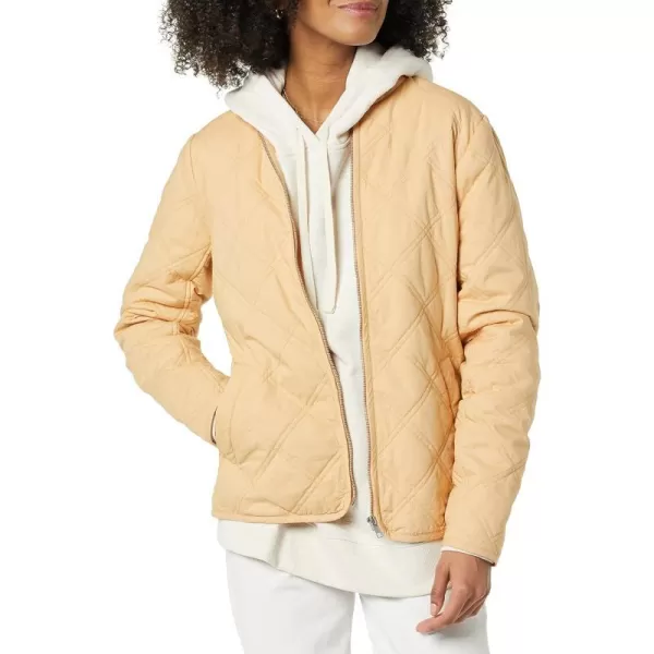 Amazon Essentials Womens Lightweight Padded JacketLight Camel