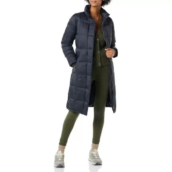 Amazon Essentials Womens Lightweight Quilted Longer Length CoatBlack