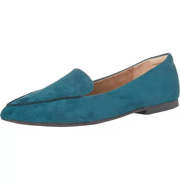 Amazon Essentials Womens Loafer FlatDark Turquoise Microsuede