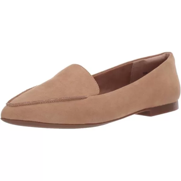 Amazon Essentials Womens Loafer FlatLight Tan Microsuede